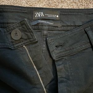 Marine straight black jeans